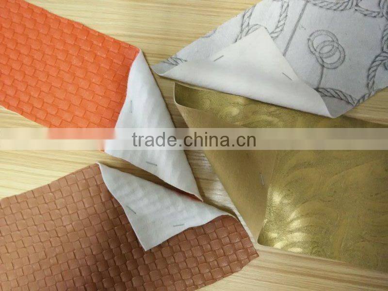 very cheap price of PVC artificial leather stocklots for sofa,furniture and bag usage