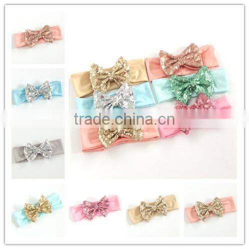 Hot sale ! wholesale boutique cute designer baby headbands beby with hair 2016