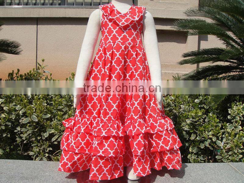wholesale childrens boutique clothing fancy baby girls maxi dress