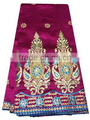 African George Lace Raw Silk George Fabrics Indian George Fabric First Lady 2015 GP0056-3
