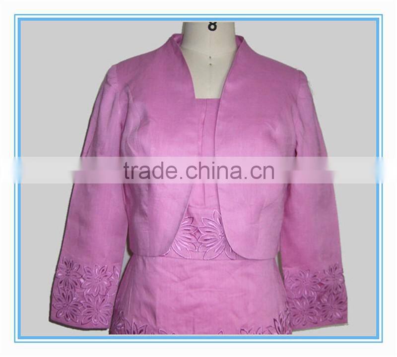 Latest Dark Pink Colour Long Designer Embroidery Dress Suit