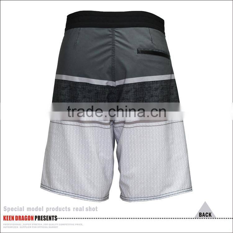 Custom Surf 4 Way Stretch Printed Top Brand Wholesale Mens Boardshorts
