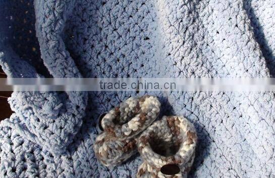 2017 New Fashion wholesale handmade crochet baby blanket