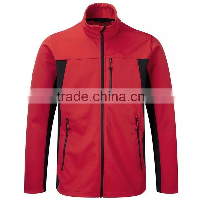 casual fashion autumn windproof men jacket with zipper