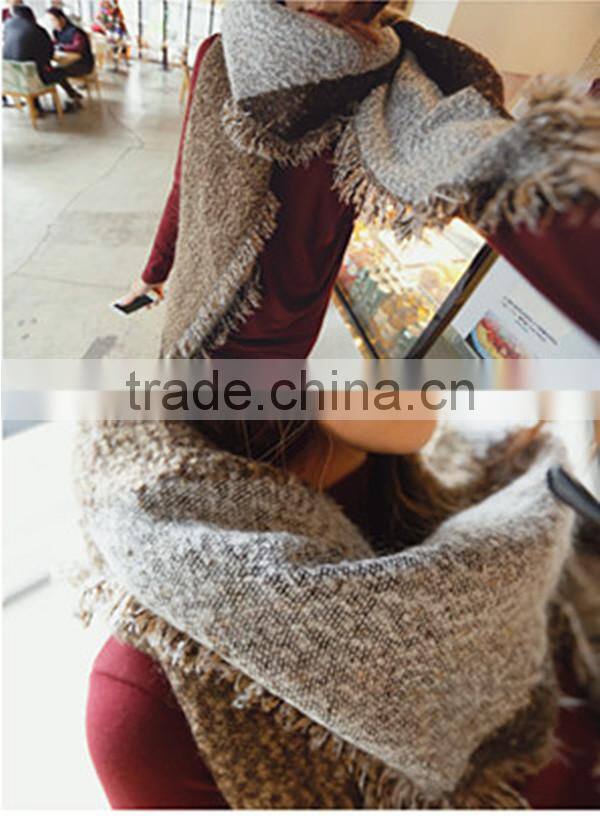 1pc New design fashion winter warmth spandex elegant shawl scarf designs for stitching