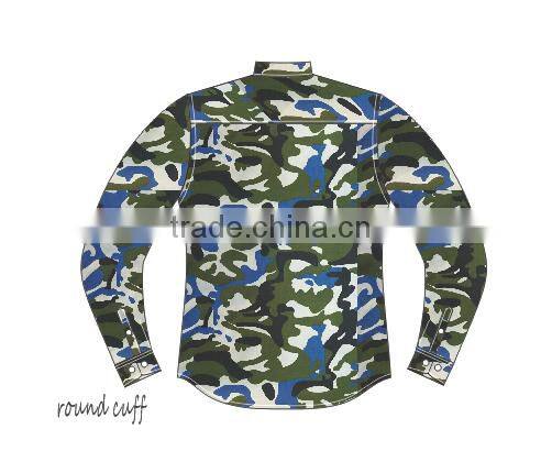latest fashion designer military shirt, camo shirt, camp shirt