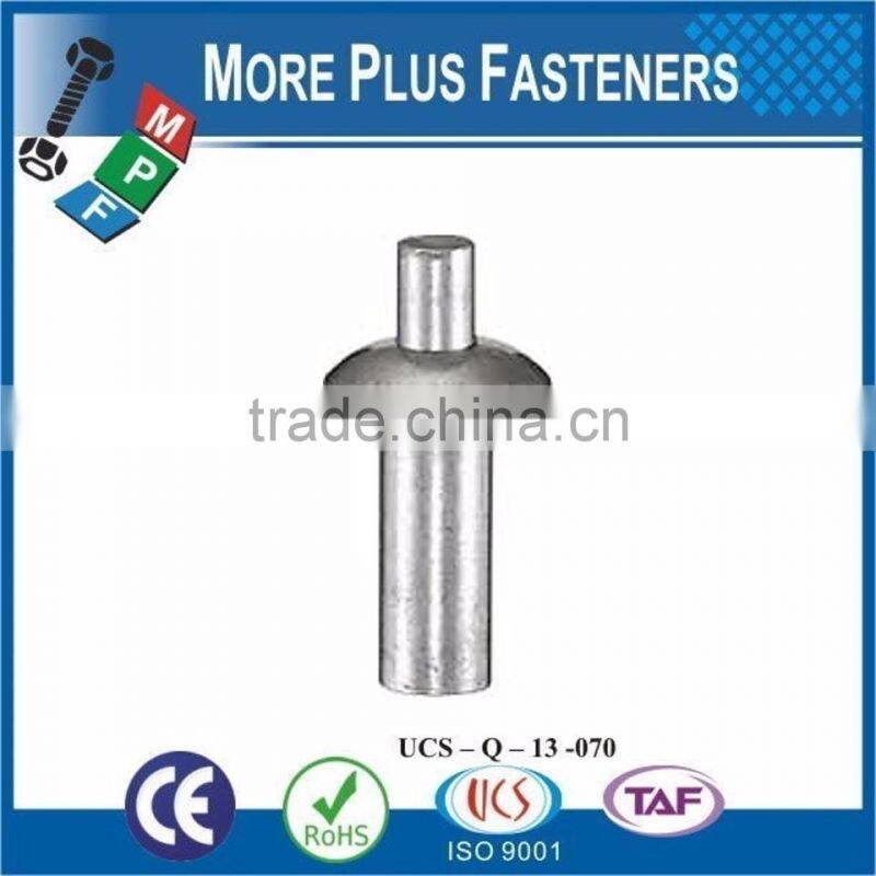 Made In Taiwan Black Phosphate Brazier Head Aluminum Drive Rivet