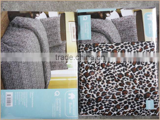 100%poly microfiber disperse printing quilt cover set