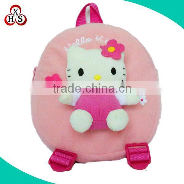 Cute soft plush hello kitty backpack stuffed animals plush backpack