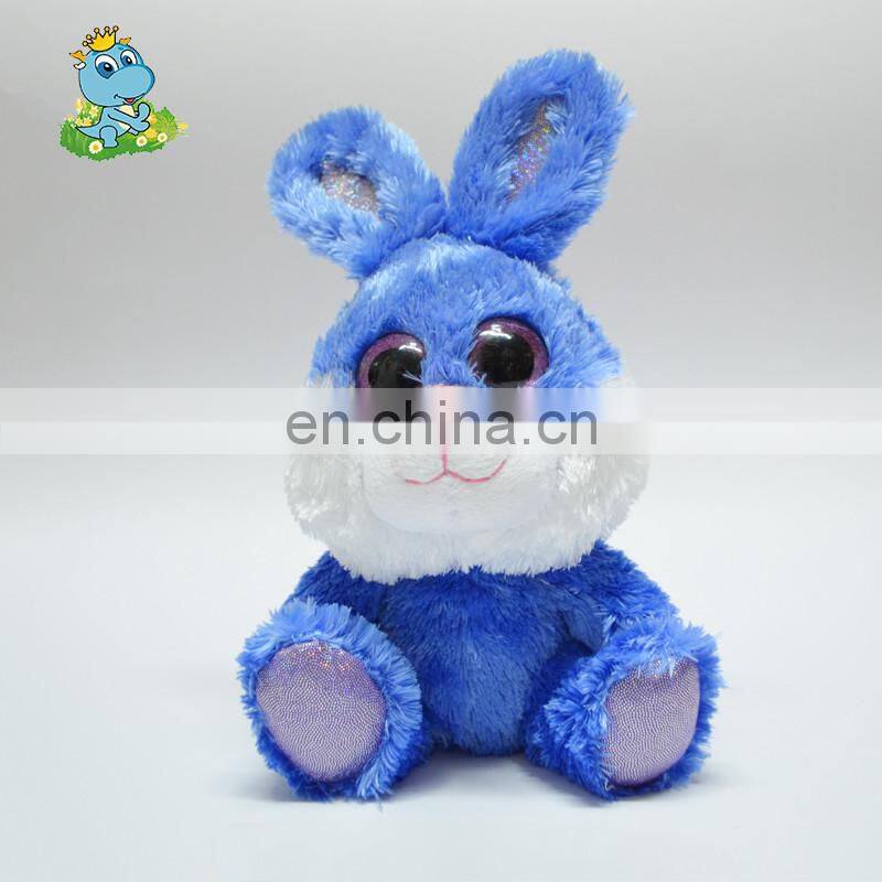 2017 China factory direct stuffed blue rabbit toy,custom plush toy