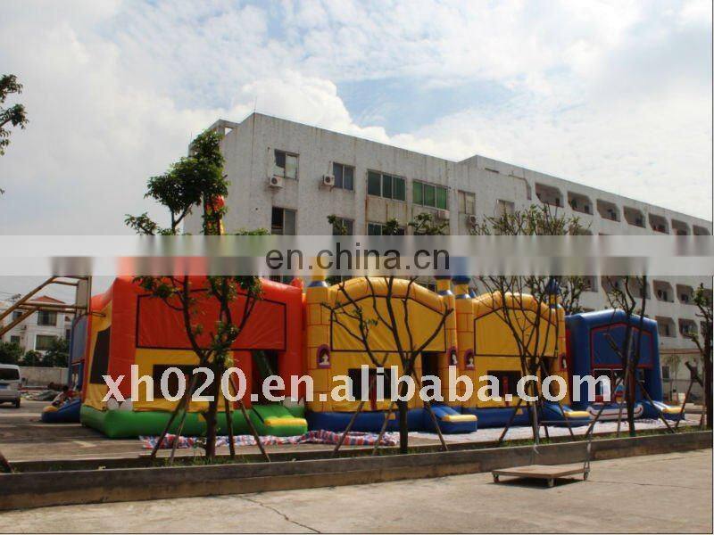 Popular amusing dinosaur Inflatable Bouncy House Combo with Slide