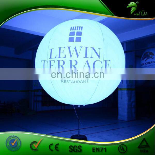 Color Change Inflatable Bracket Ball LED Lighting Stent Balloon Promotion Exhibition Inflatables