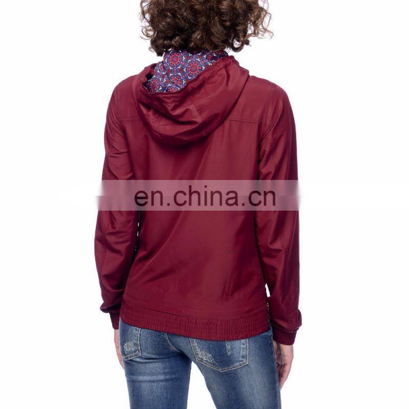 Wind Breaker Jacket - 2017 new Custom ladies Spring Microfiber Wind Breaker waterproof windbreaker jacket
