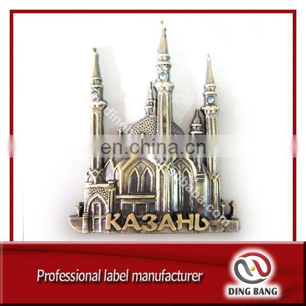 Wholesale Metal Carfts Die Casted Type Kasahb Style Home Decoratin Souvenir Custom Simulative Metal 3D Fridge Magnet