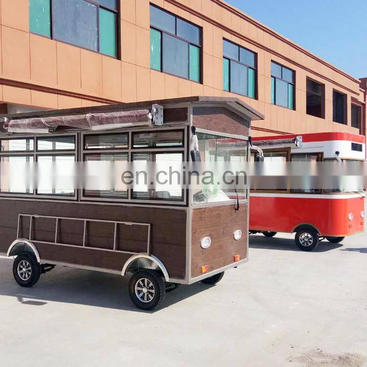 480cm Black traction food trailer / truck / add electric brake system