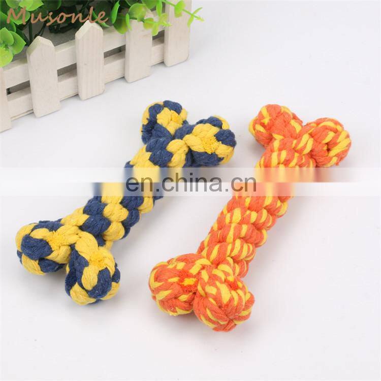 Multiple Types Pet Variety Health Benefits Strong Chew bone cotton rope dog toys