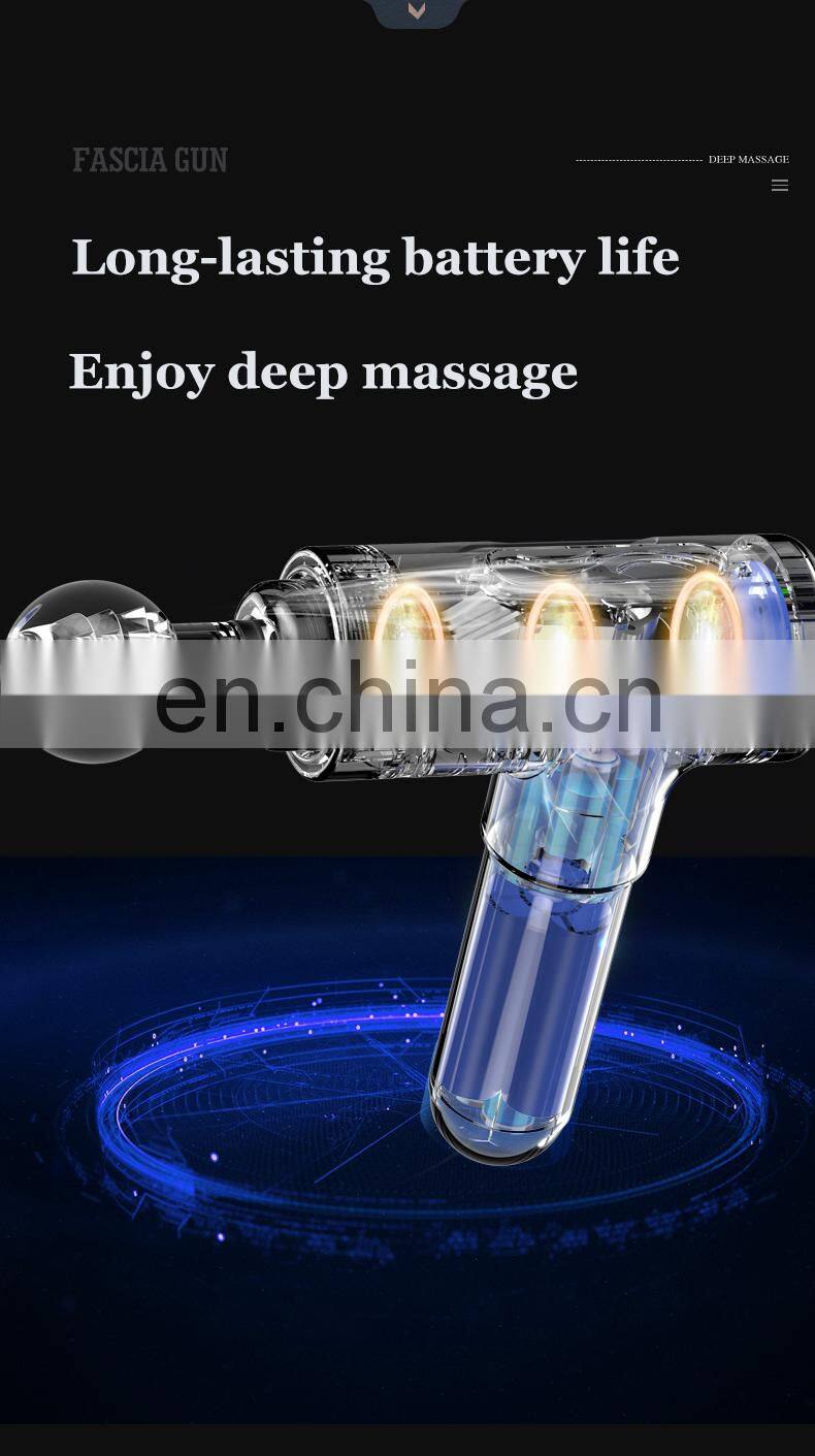 New 3 Levels Adjustable Smart Fascia Gun With High Power Motor