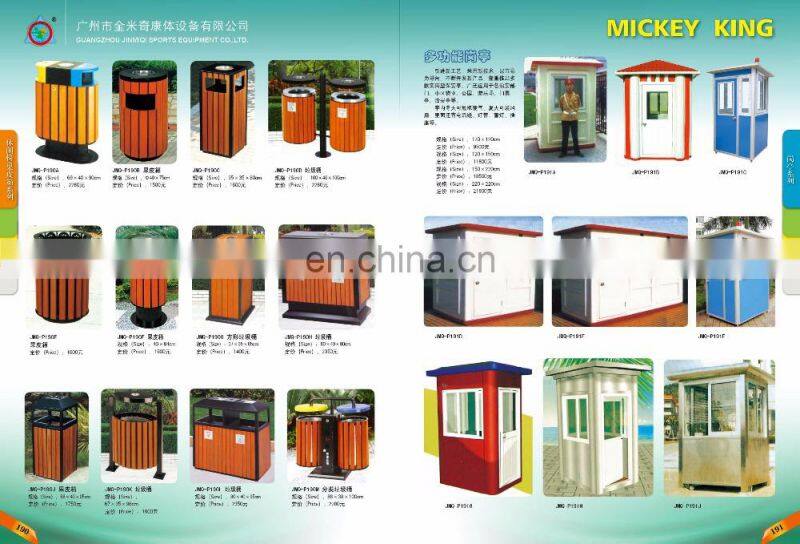 Hotel used Garden trash can outdoor wooden trash can