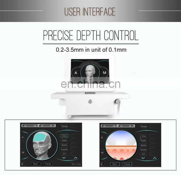 CE approved Special fractional magic effect face lift vertical fractional rf microneedle