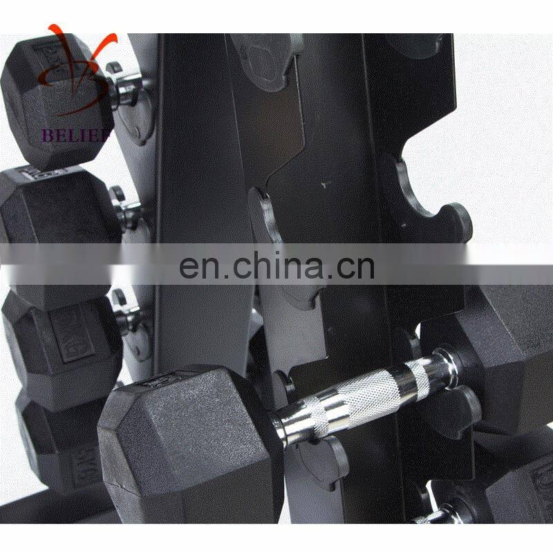 Home Commercial Fitness Equipment Steel Dummbell Storage Display Rack