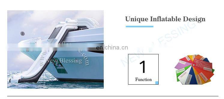 High quality inflatable yacht water slide,inflatable water slide for yacht NB001-1