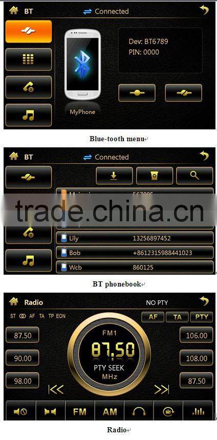 car multimedia navigation player for Ssangyong RODIUS