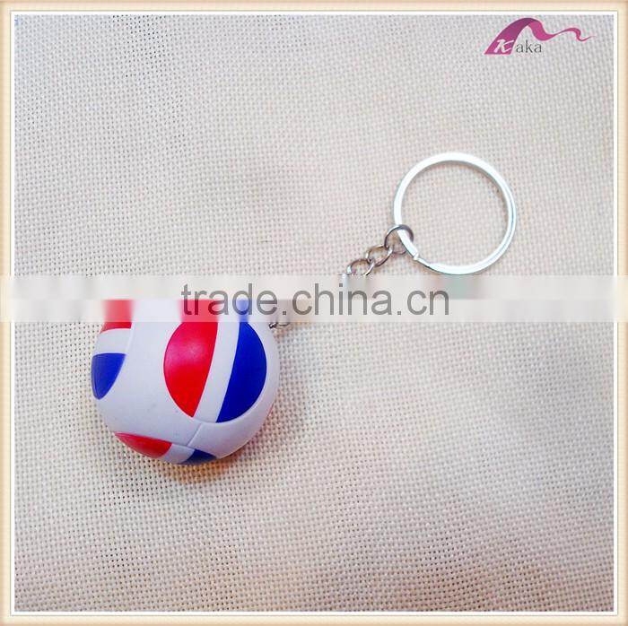 Promotional Mini Soft Ball Keychain Ring Key Chain Wholesale