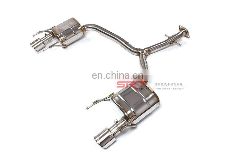 Exhaust Pipe for Toyota REIZ titanium exhaust catback with quad double tip