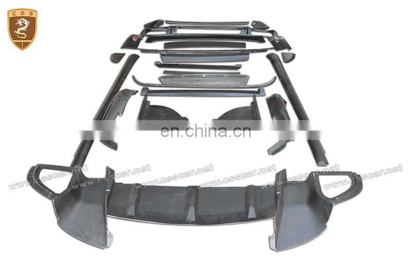 Small body kit for porshe Cayenne 958 converted toTE style body kit with frp