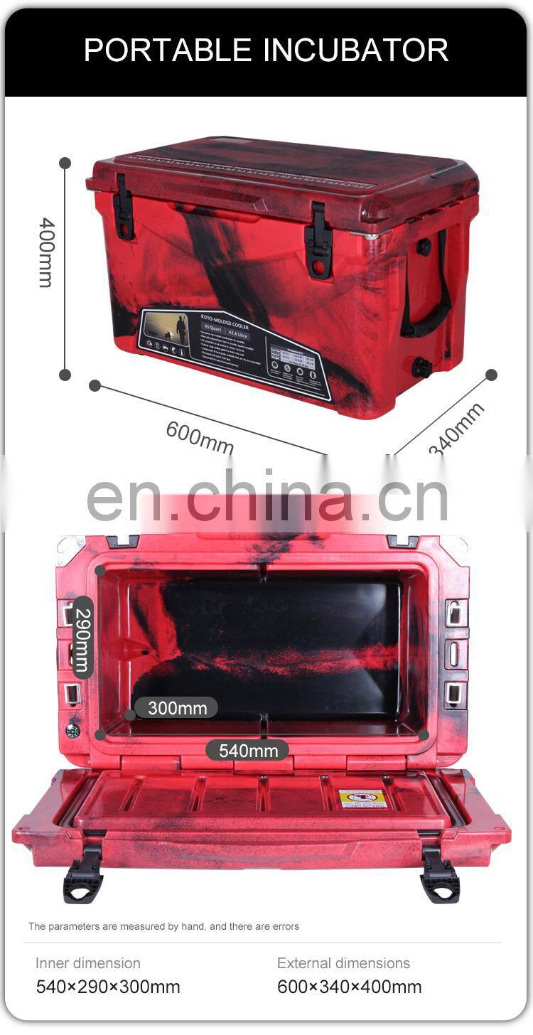 Hot Sell t Rote Cooler box Capacity camping fishing ice chest 20QT 35QT 45QT 60QT Differen for outdoor Hard thermal insulated