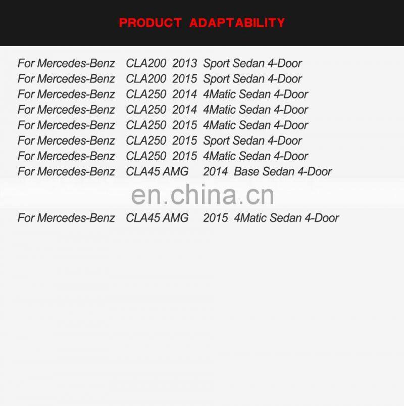 Carbon Fiber Rear Bumper Diffuser for Mercedes Benz CLA Sport CLA45 13-15