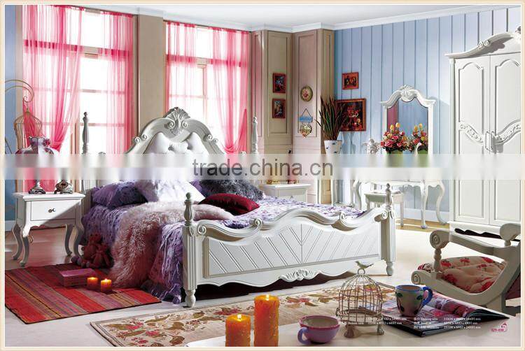 korean wood bunk bed in bedroom furniture