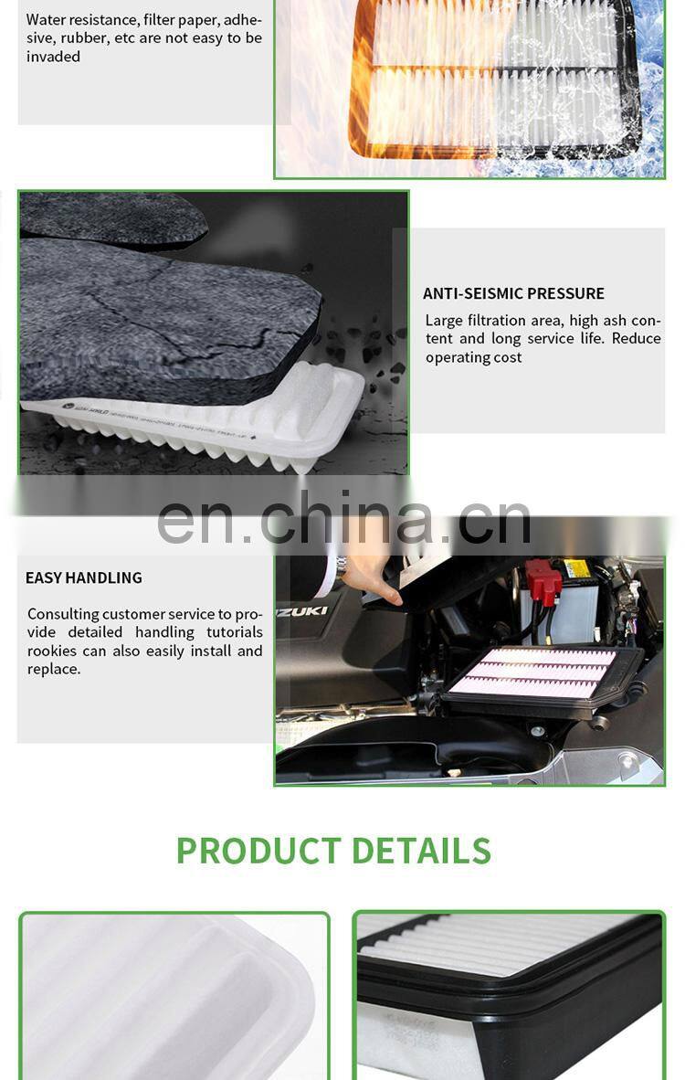 High Efficiency Best Quality Win World Auto Car Air Filter 17801-21030