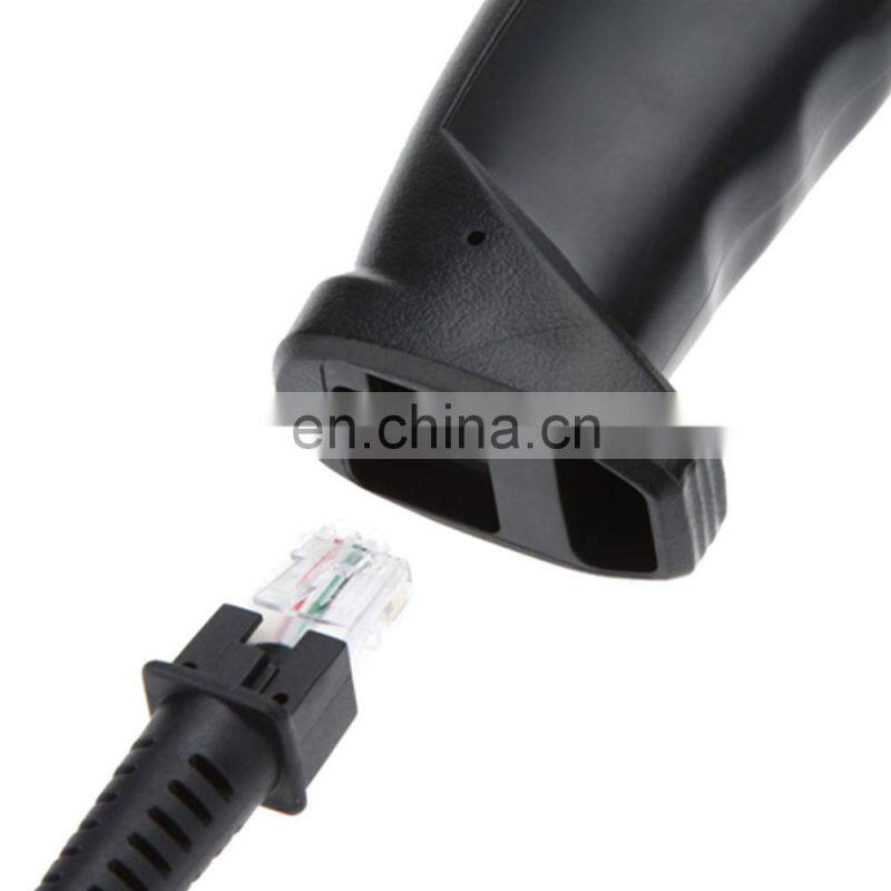 Competitive Price 1D Handheld wired laser Barcode Scanner with USB/COM