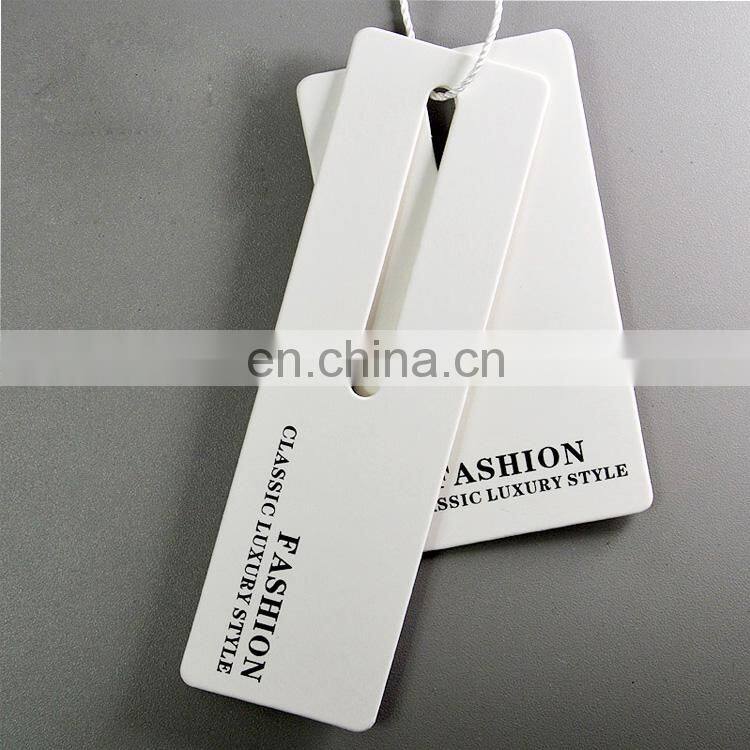 Hot Selling 250g Art Paper Die-cut Custom Printed High Quality Clothing HangTag With Your Logo