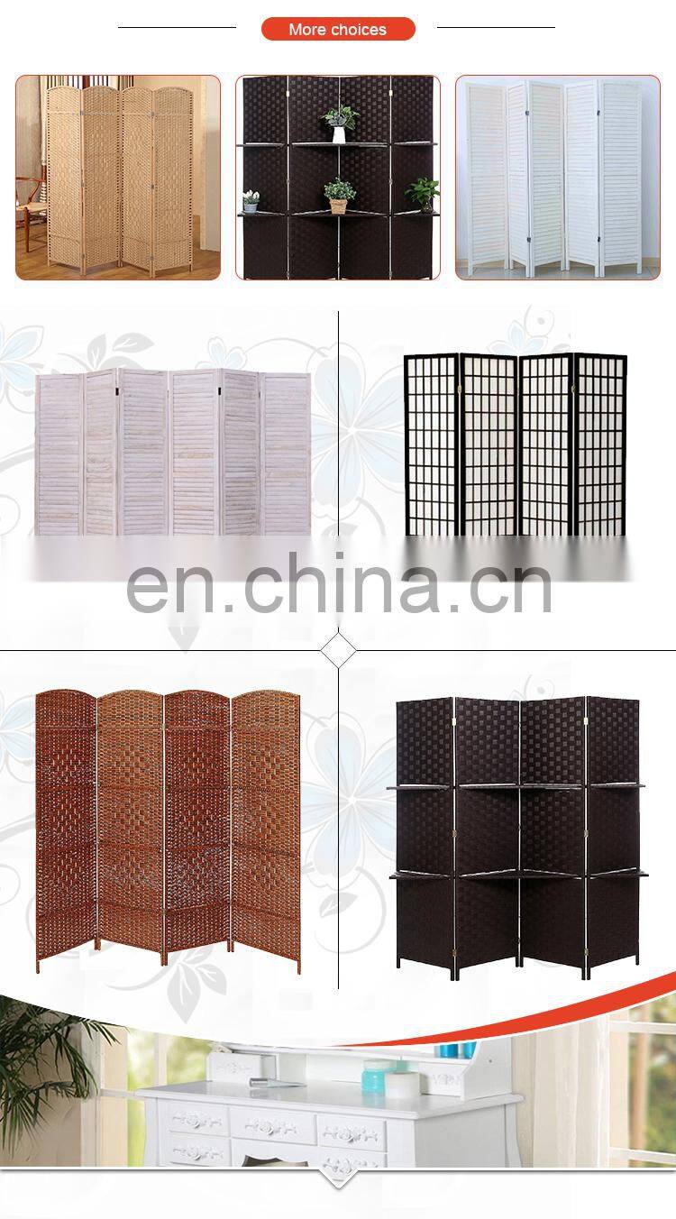woven paper screen room divider brown folding screens freestanding
