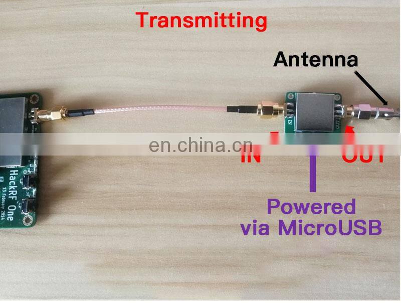 50M-6GHz Gain 20DB Low Noise LNA RF Power Amplifier Powered By USB OpenSourceSDR Lab