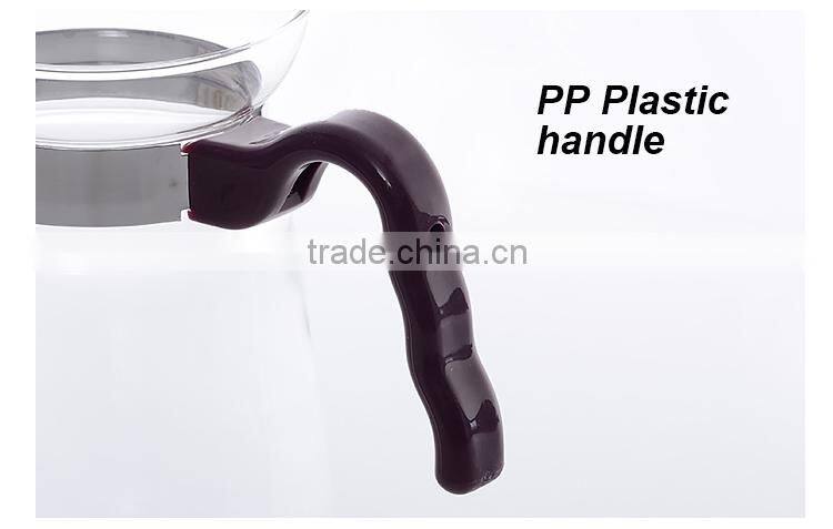 hand blown glass pitcher , glass pitcher with lid water pot 1000ml