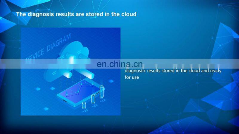 Skin Monitoring and Skin Management System Blue New Fashion Portable High Frequency Touch Screen & Handle Switch for Commercial