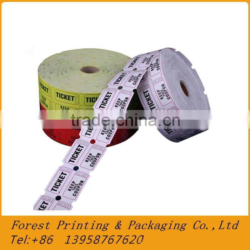 Lottery Game Ticket, Raffle Ticket, Serial Numbering Tickets