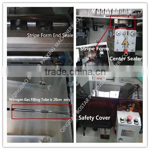 New Type Automatic Horizontal Pillow Pack Nitrogen Filling Packing Machine with CE