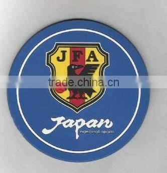 Fashion 3D soft pvc rubber coaster, lacquer placemats Silicone placemat