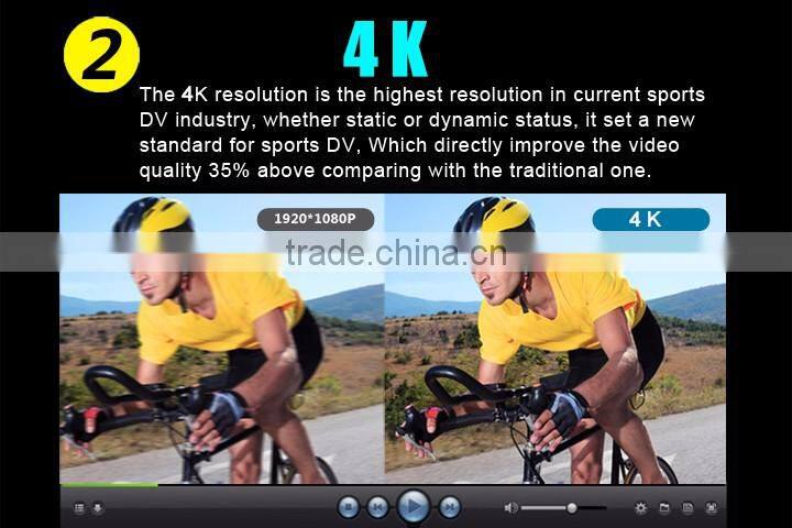 Full HD 4K full hd waterproof 2 inch touch screen wifi sport action camera