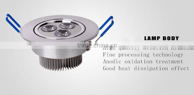 led down light 12v 3W pure white