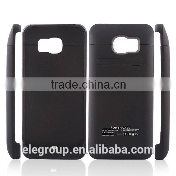 power charger case for samsung galaxy, for samsung galaxy s6 edeg 4200mAh, case power bank