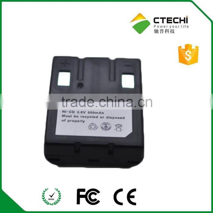 nicd 3.6v 600mah cordless phone battery