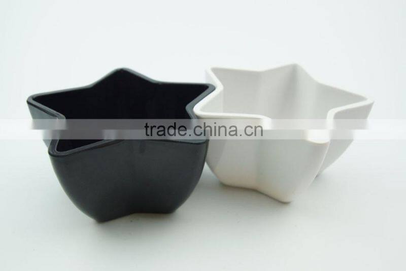 Cheape mini Star shape Melamine flower pot MX1401-1