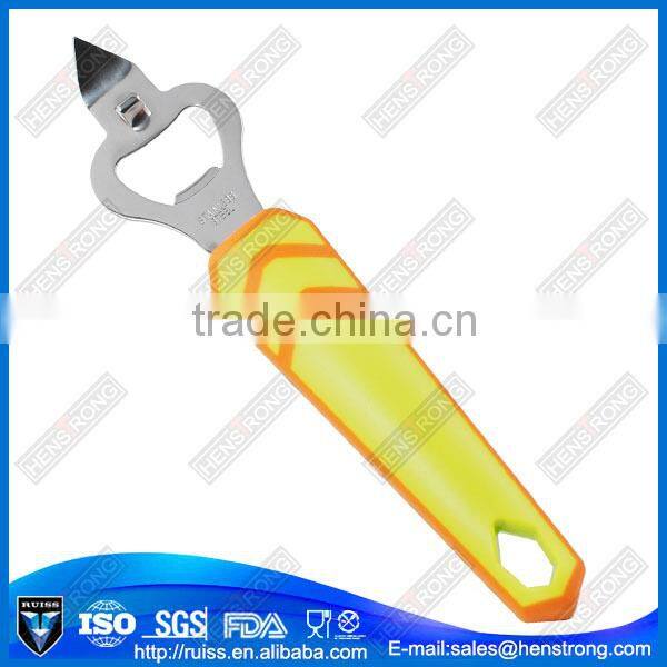 New design rubber handle bottle opener ,wine opener