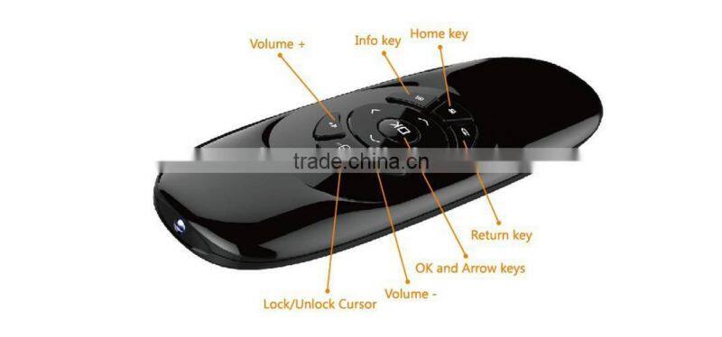 Podoor PC100 2.4GHz Air mouse Wireless Keyboard for Android Mini PC TV BOX Support Windows, Mac OS