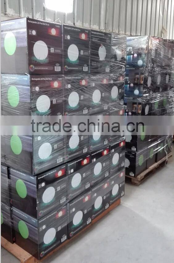 IP65 Rechageable LED pool ball40cm with remote control YXF-400PA